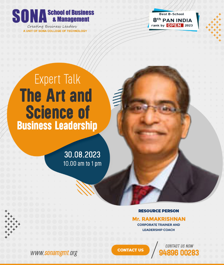 Expert Talk - The Arts and Science of Business Leadership