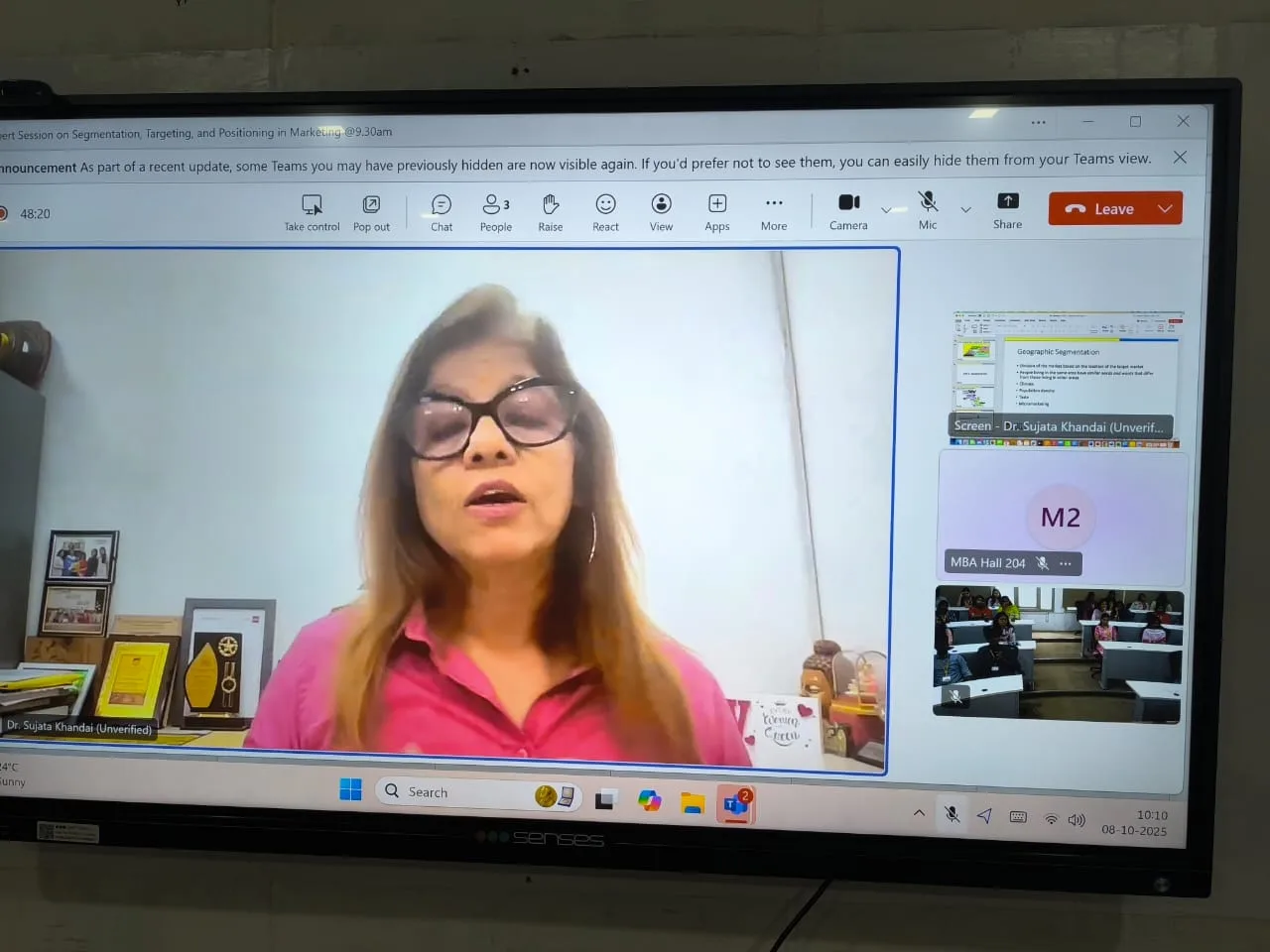 Expert Session on “Segmentation, Targeting, and Positioning in Marketing” - gallery 4